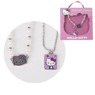 Dívčí náhrdelníky Hello Kitty – sada dvou náhrdelníků