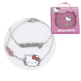 Dětské náramky Hello Kitty s mašličkou a logem