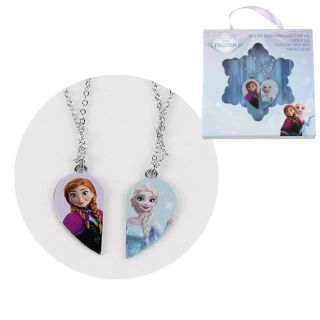 Frozen Ledové království – BFF náhrdelníky pro kamarádky 2 ks | Anna a Elsa
