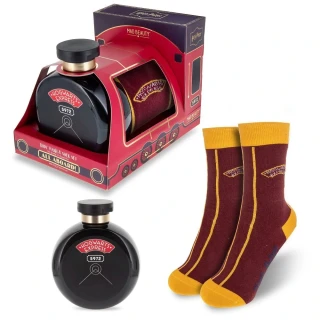 MAD BEAUTY Set koupelový vláček Harry Potter Cedrové dřevo a limetka 300 ml+1 pár ponožek (vel. uni)